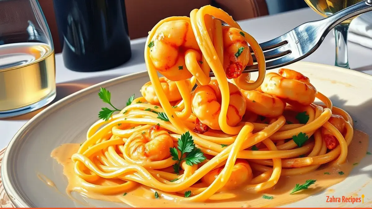 Creamy Shrimp Linguine Recipe